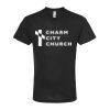 Unisex Poly-Rich V-Neck T-Shirt Thumbnail