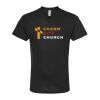 Unisex Poly-Rich V-Neck T-Shirt Thumbnail