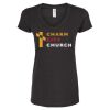Women's Poly-Rich V-Neck T-Shirt Thumbnail
