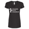 Women's Poly-Rich V-Neck T-Shirt Thumbnail