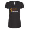 Women's Poly-Rich V-Neck T-Shirt Thumbnail